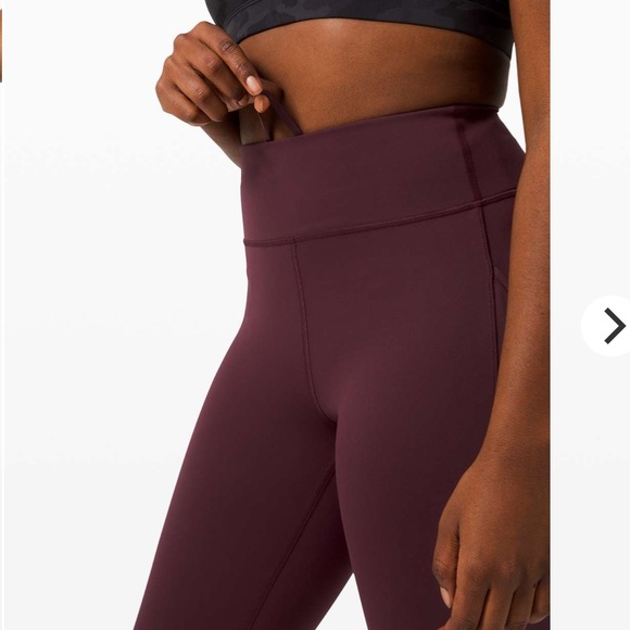 Lulu🍋 Cassis Invigorate Crop 23” size 6 everlux EUC - Picture 9 of 11